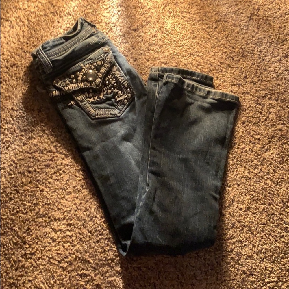 La Idol Cute little girl jeans boot cut